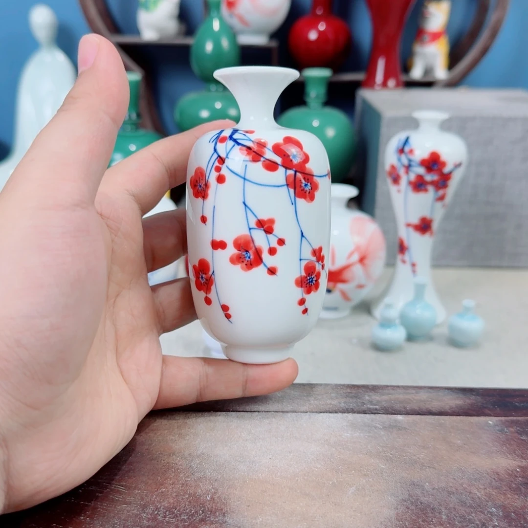 陶瓷手工小花器摆件