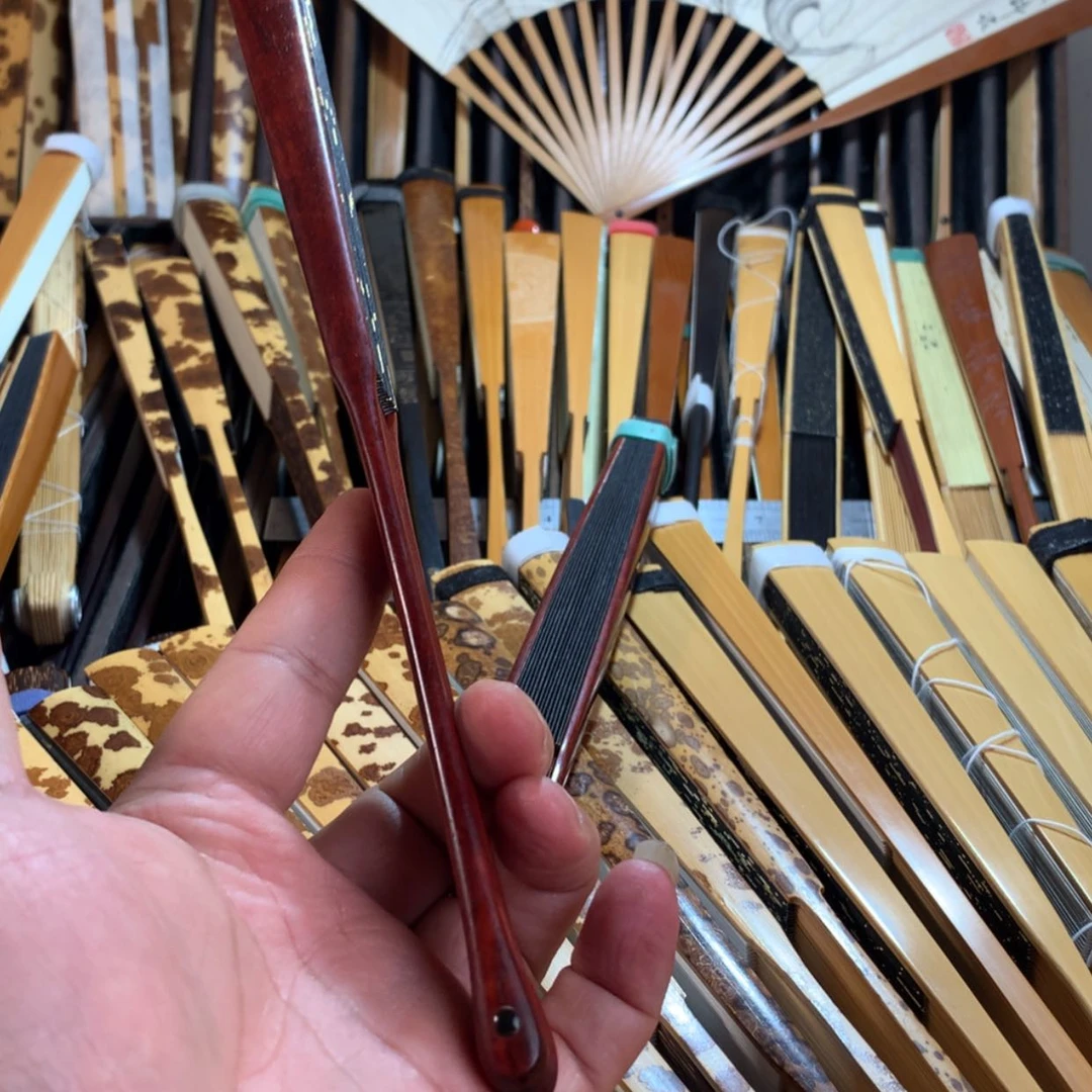 【闪购商品】扇子火**阳小叶紫檀折扇手工制作