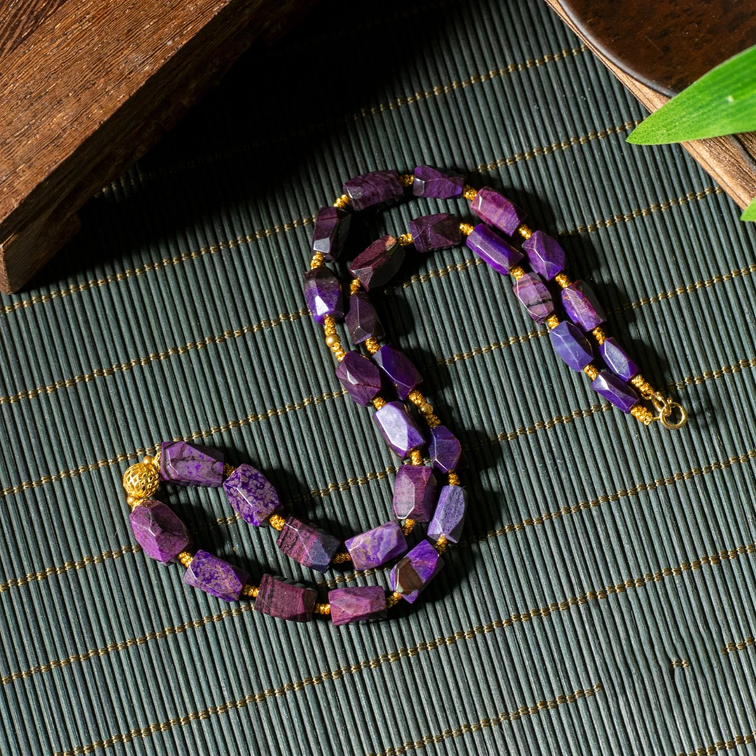 世间臻宝-老油帝王紫舒俱来万能链/36cm/多样性发/B483/18/孤