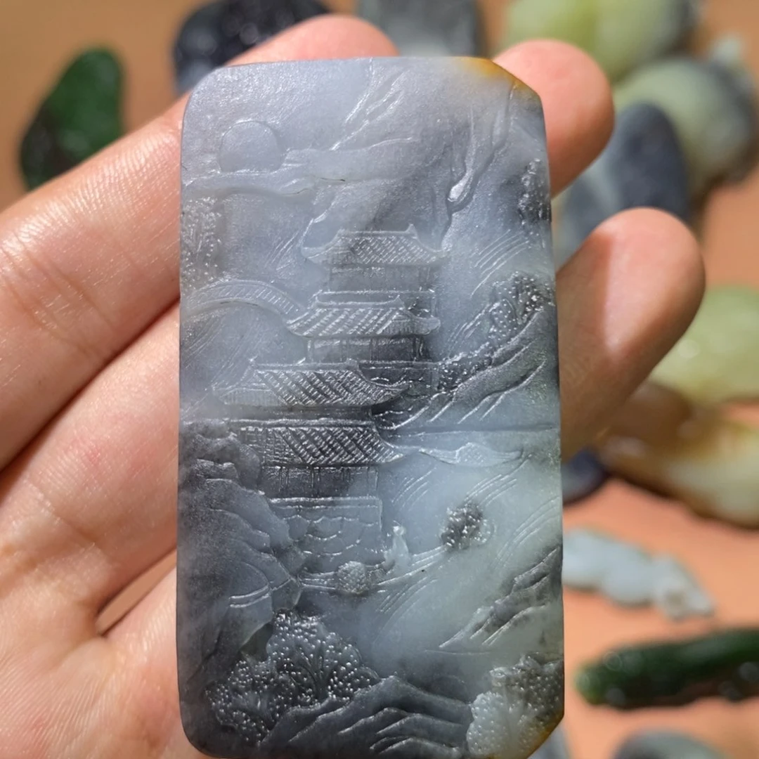 未镶嵌和田玉挂件盧