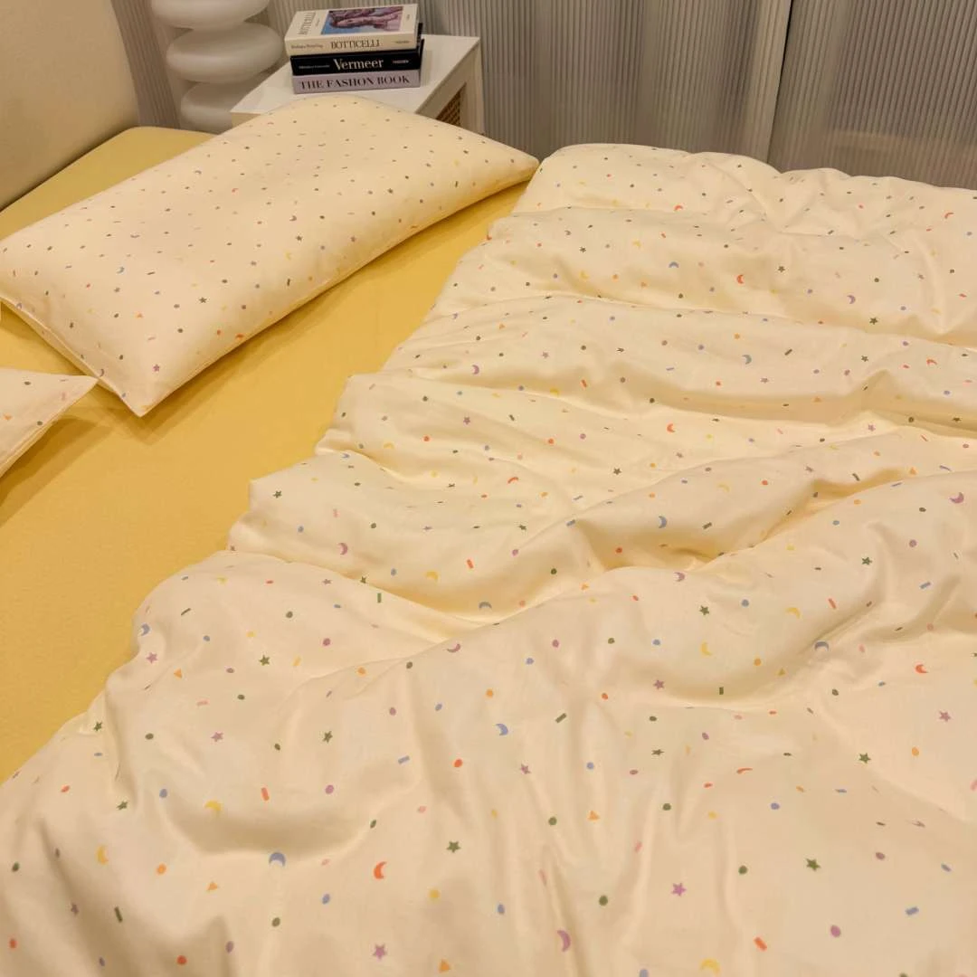 【南风】全棉A类母婴双层纱小清新四件套单人宿舍三件套柔软亲肤