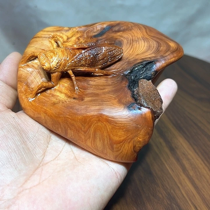 柏木（崖柏）良*s崖柏手工雕刻一鸣惊人