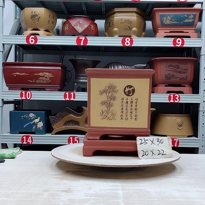 紫砂花盆紫砂花盆