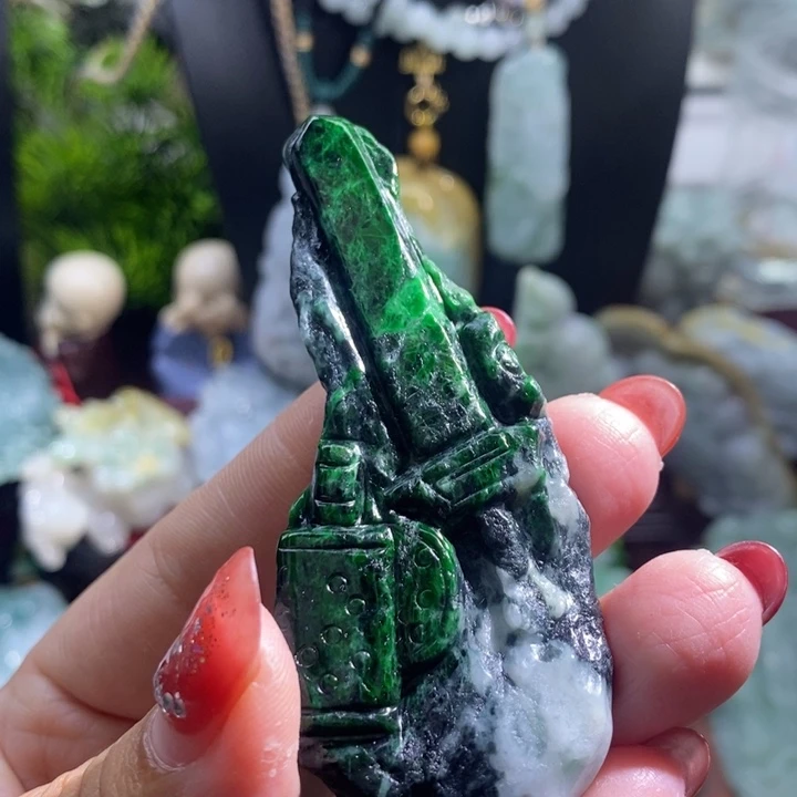 【闪购商品】颈饰未镶嵌翡翠八破