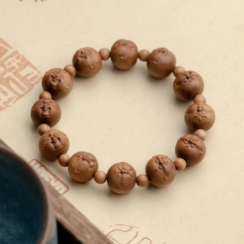 XIANYUAN/仙源老山檀香12mm人生百态手串