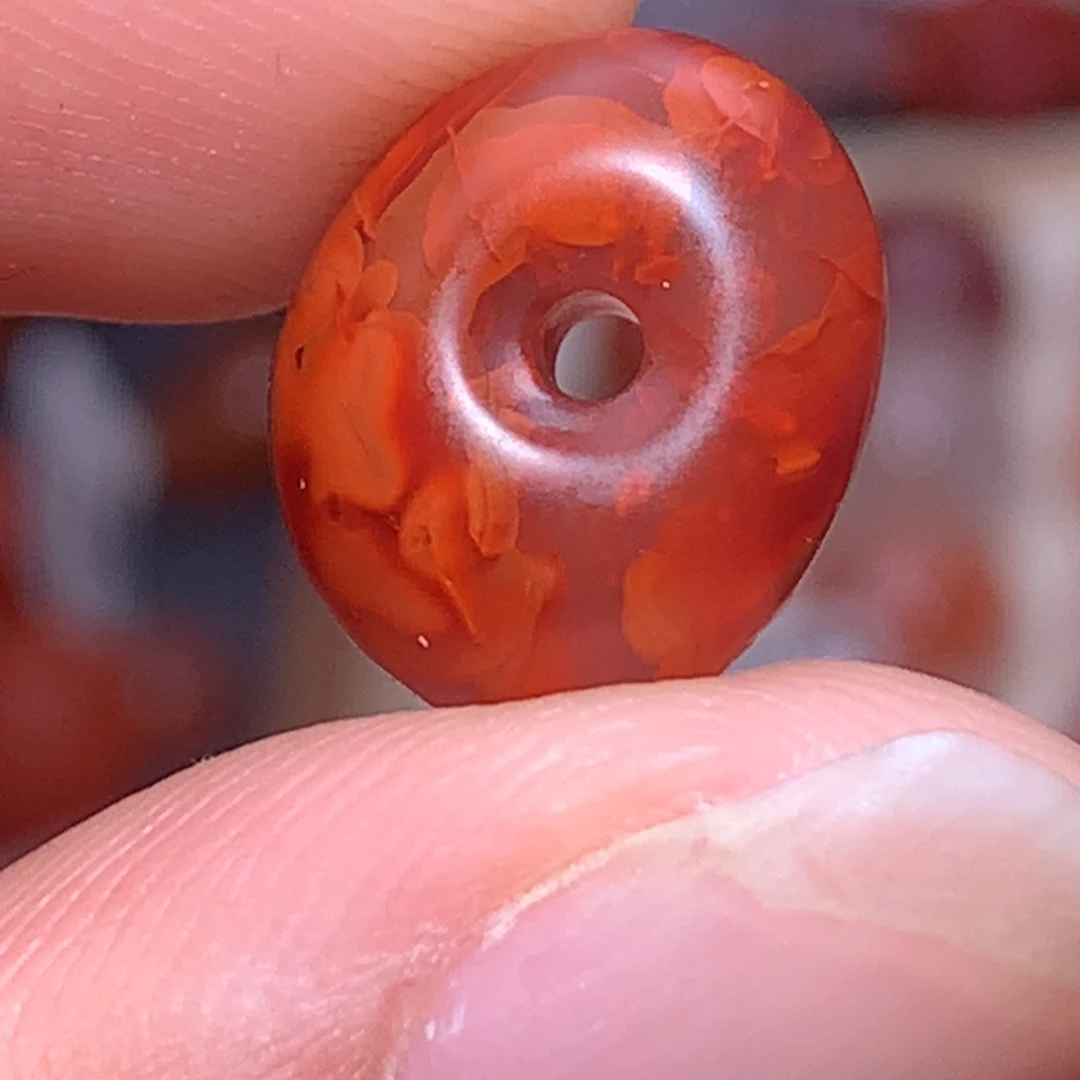 南红玛瑙未镶嵌珠宝半成品藏扣