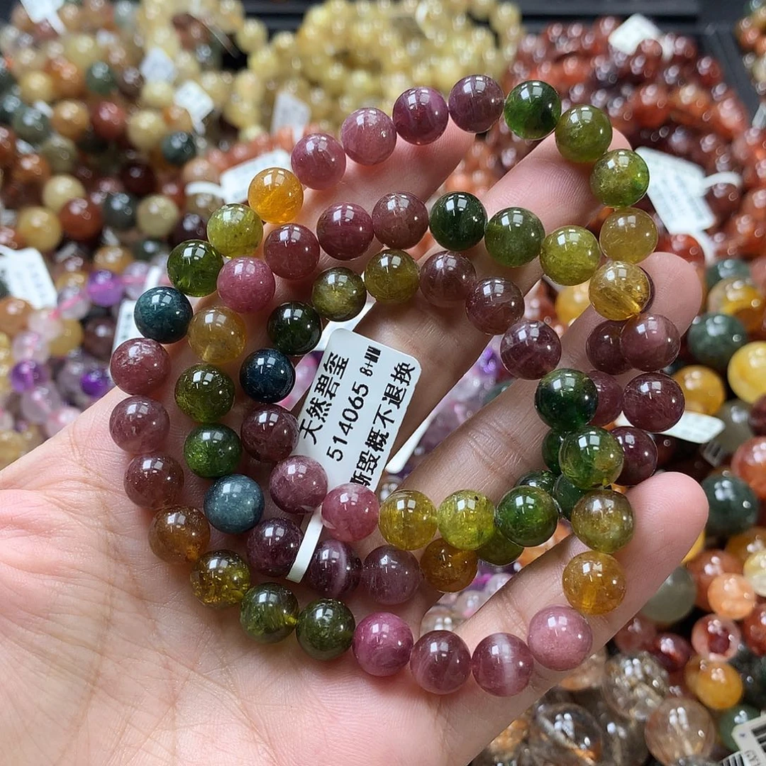 玫***约未镶嵌手链碧玺，，，