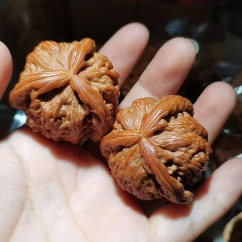 猴头核桃吊坠41精修工艺三棱