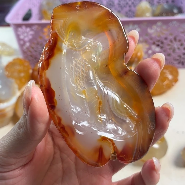 玛瑙/玉髓未镶嵌吊坠(不含链)