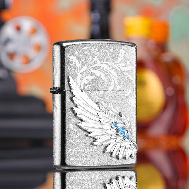 zippo打火机新品福利热恋之翼防风煤油送男生礼物生日爆款商品图
