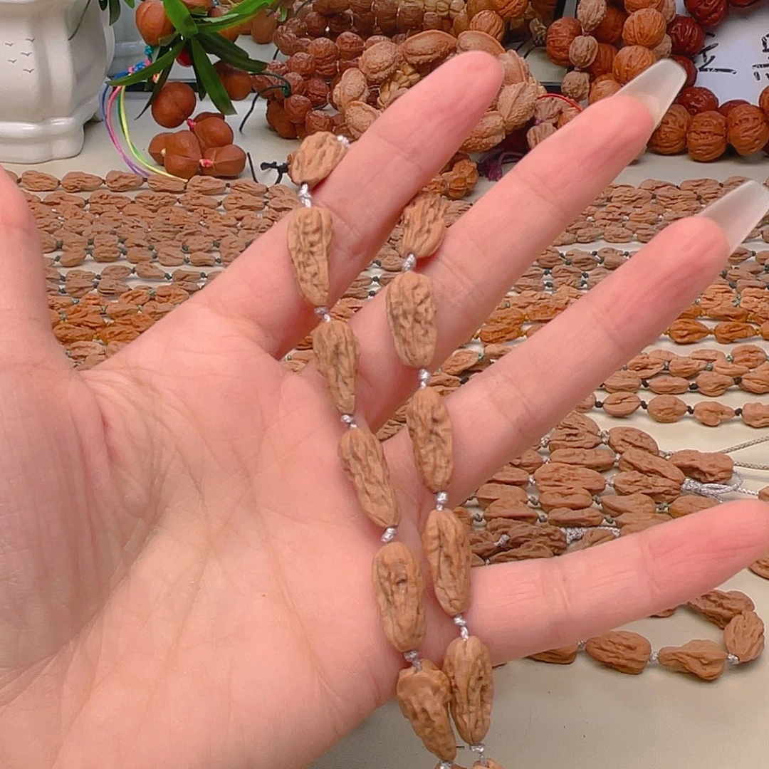 清***茶文玩核桃吊坠异形
