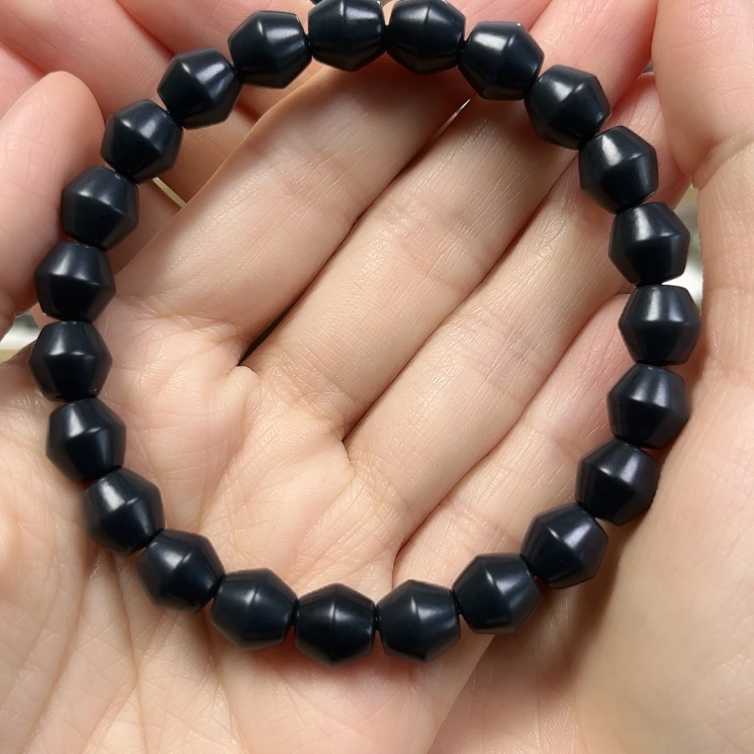 和田玉未镶嵌手串卡8.8×9