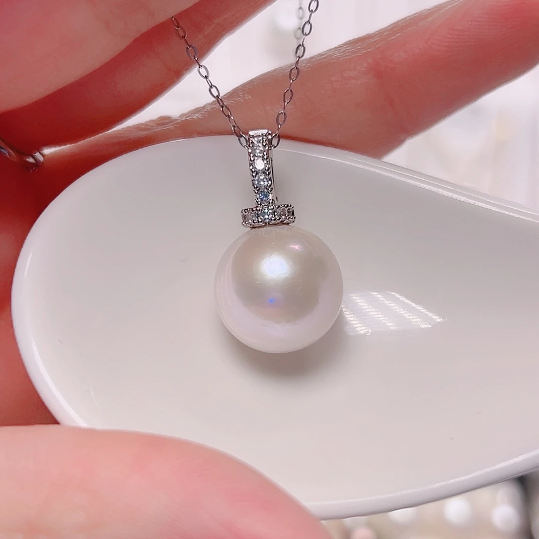 未镶嵌淡水珍珠吊坠(赠链)