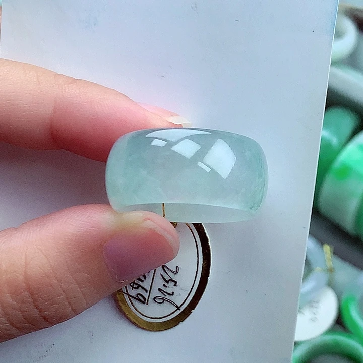 翡翠未镶嵌戒指25.26号