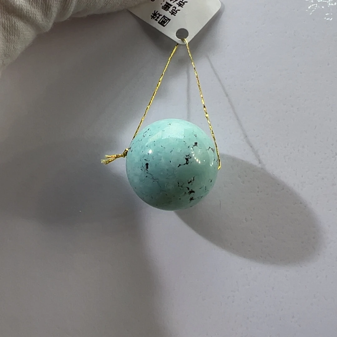 绿松石未镶嵌挂件19.2mm