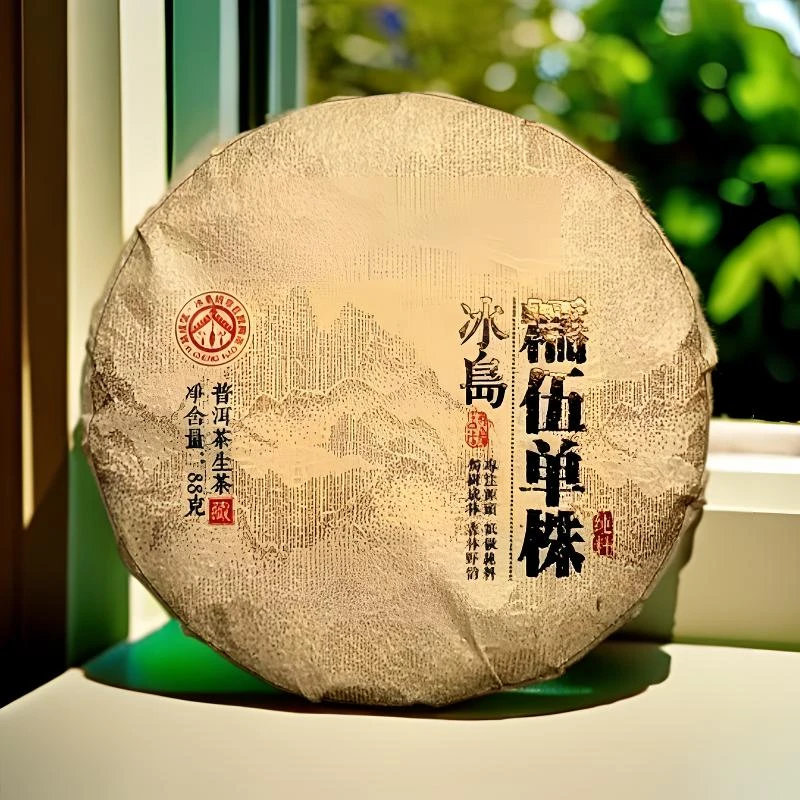 【冰岛糯伍单株】2025年/冰岛糯伍单株88克饼/普洱生茶/蜜甜/饱满