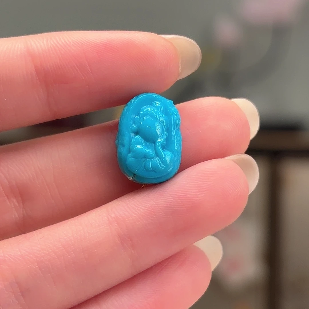 绿松石未镶嵌颈饰