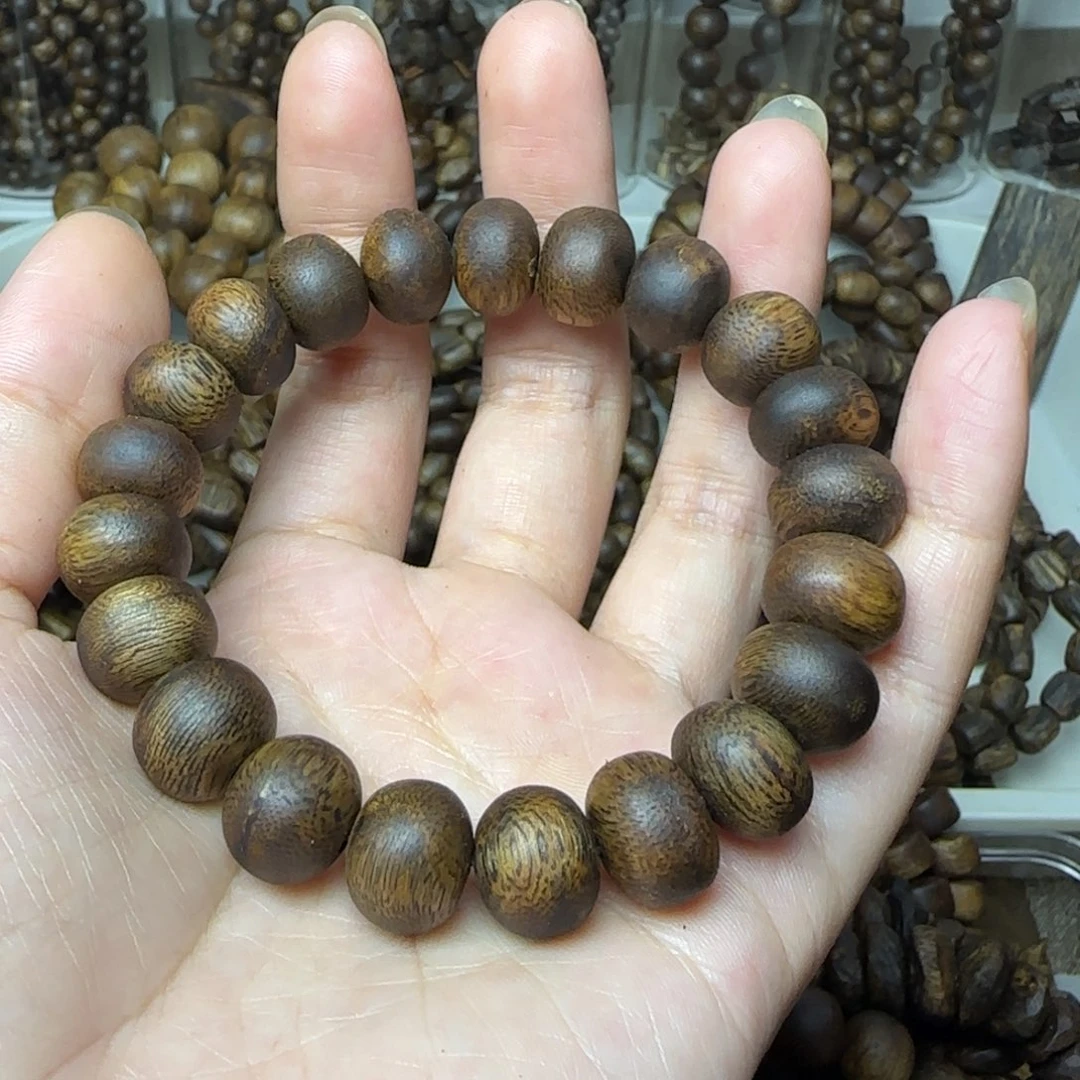 手串沉香单圈1.2规格11.6克绿奇苹果珠