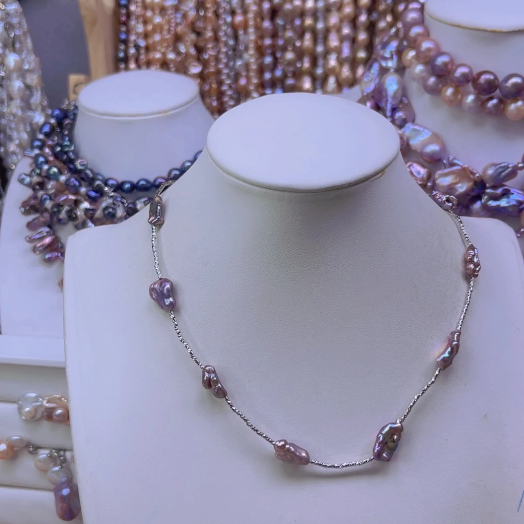 淡水珍珠手绳合金