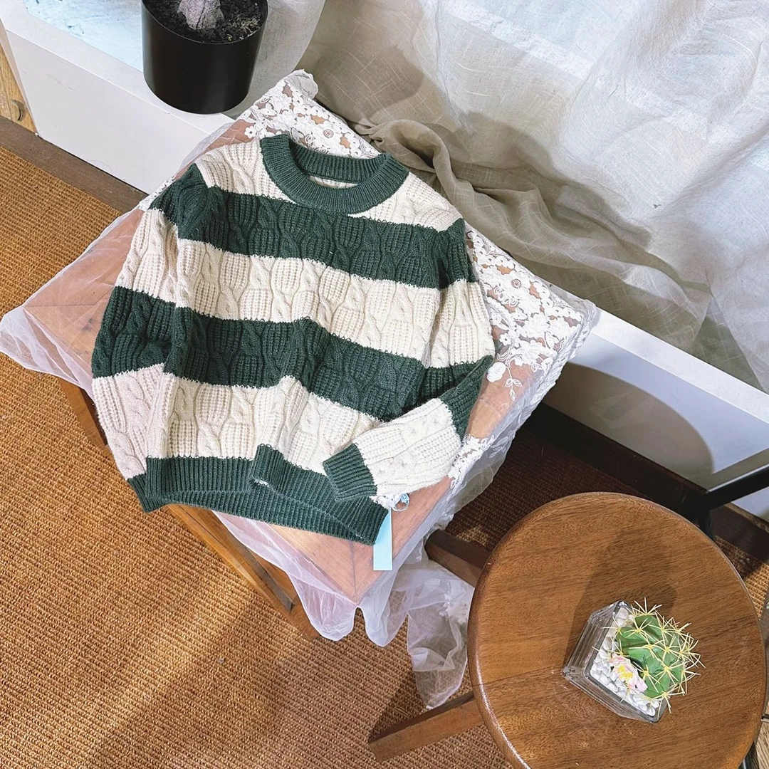 536650高端专享冬款毛衣绿色（马可）