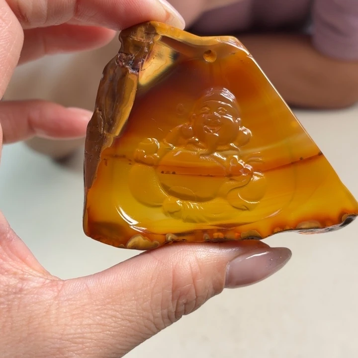 玛瑙/玉髓未镶嵌吊坠(不含链)