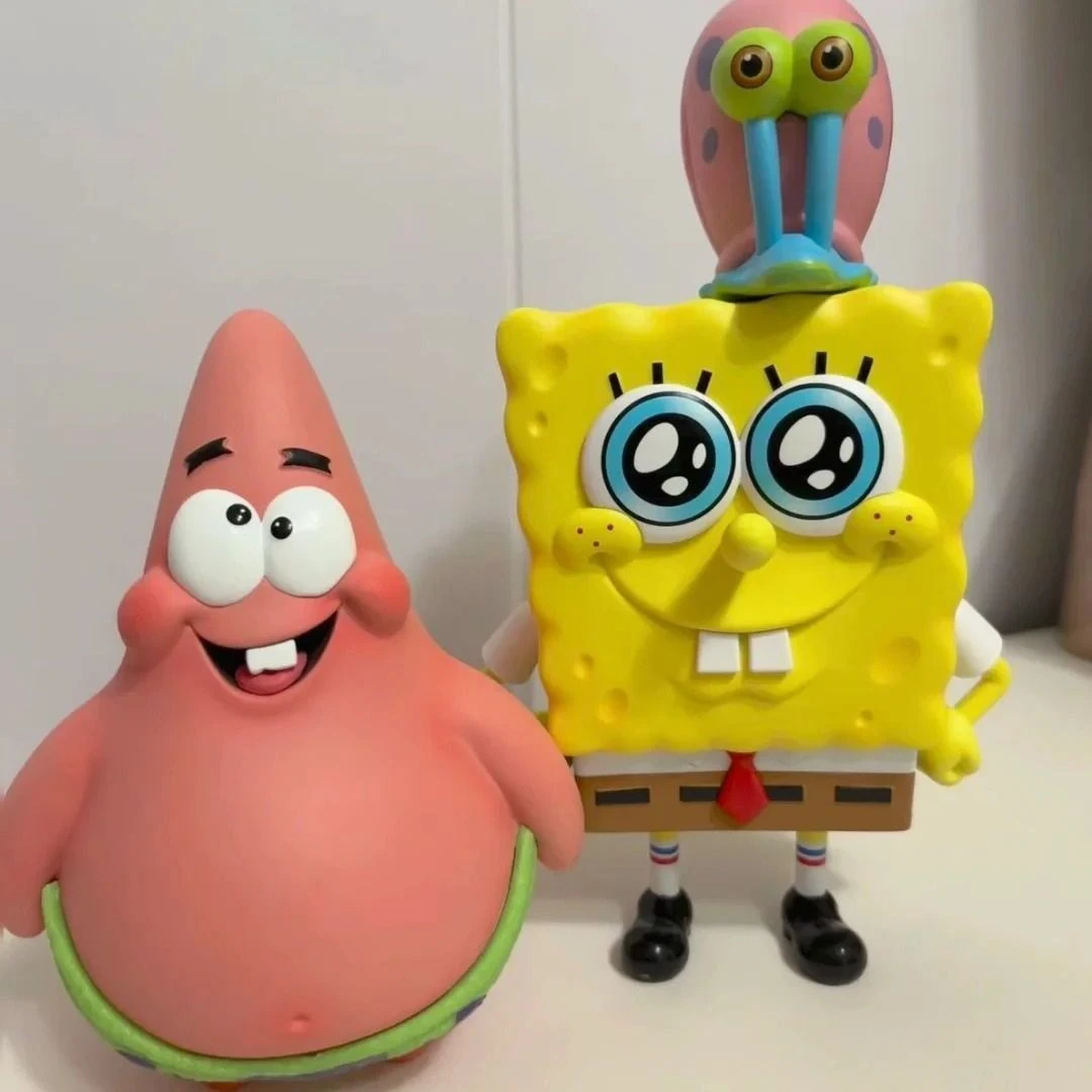 比奇堡手办摆件居家玩具可爱搞笑抽象海绵宝宝