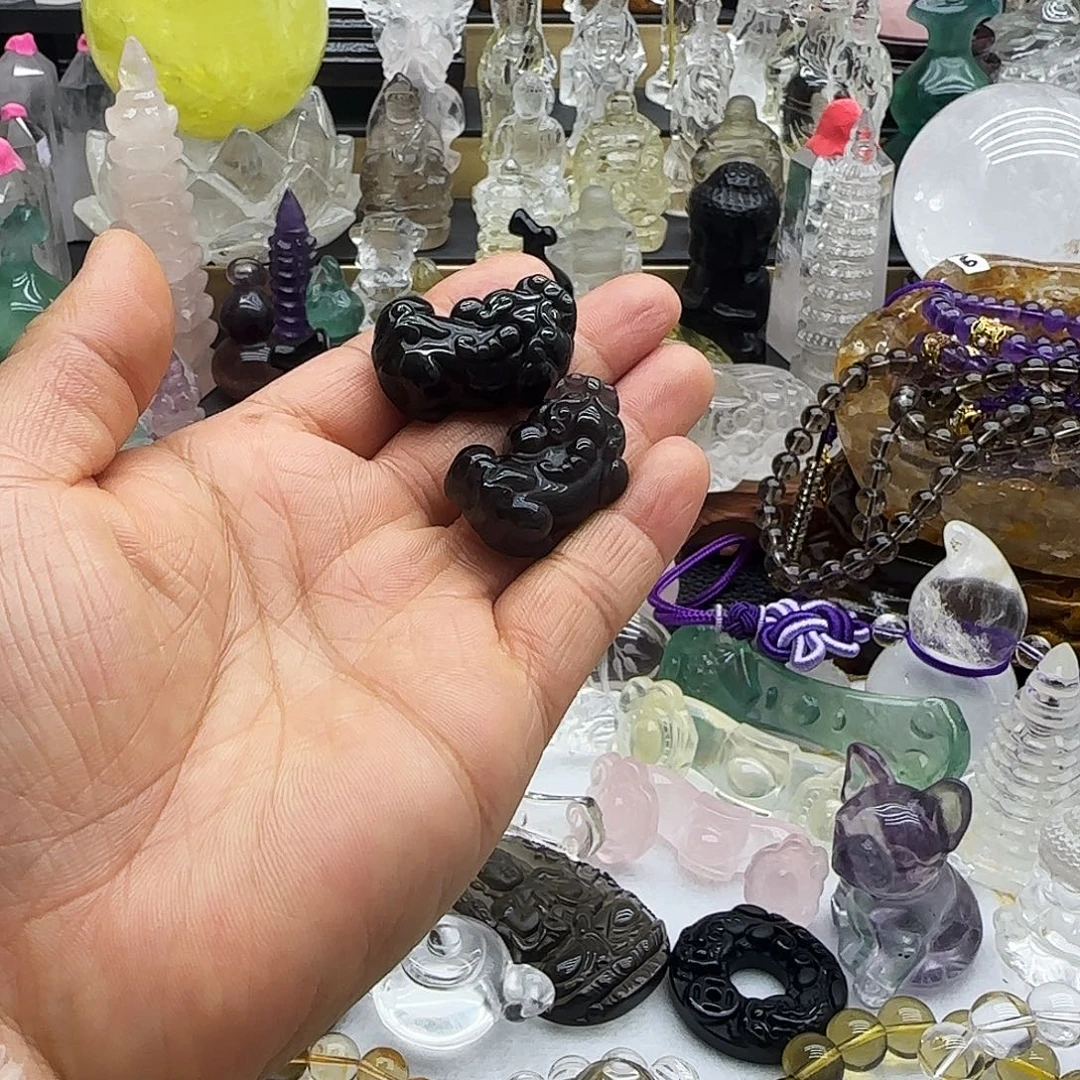 未镶嵌车挂水晶摆件