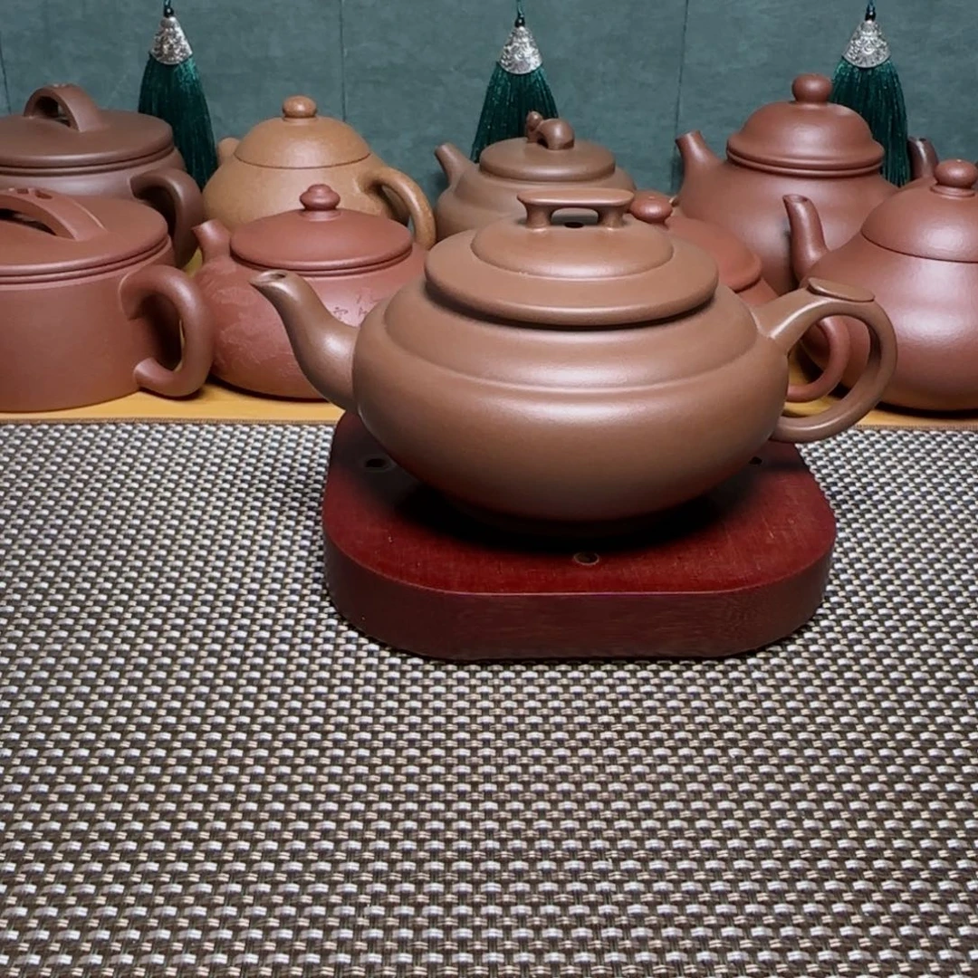 飞***哥茶壶紫砂革紫泥上心桥240ml