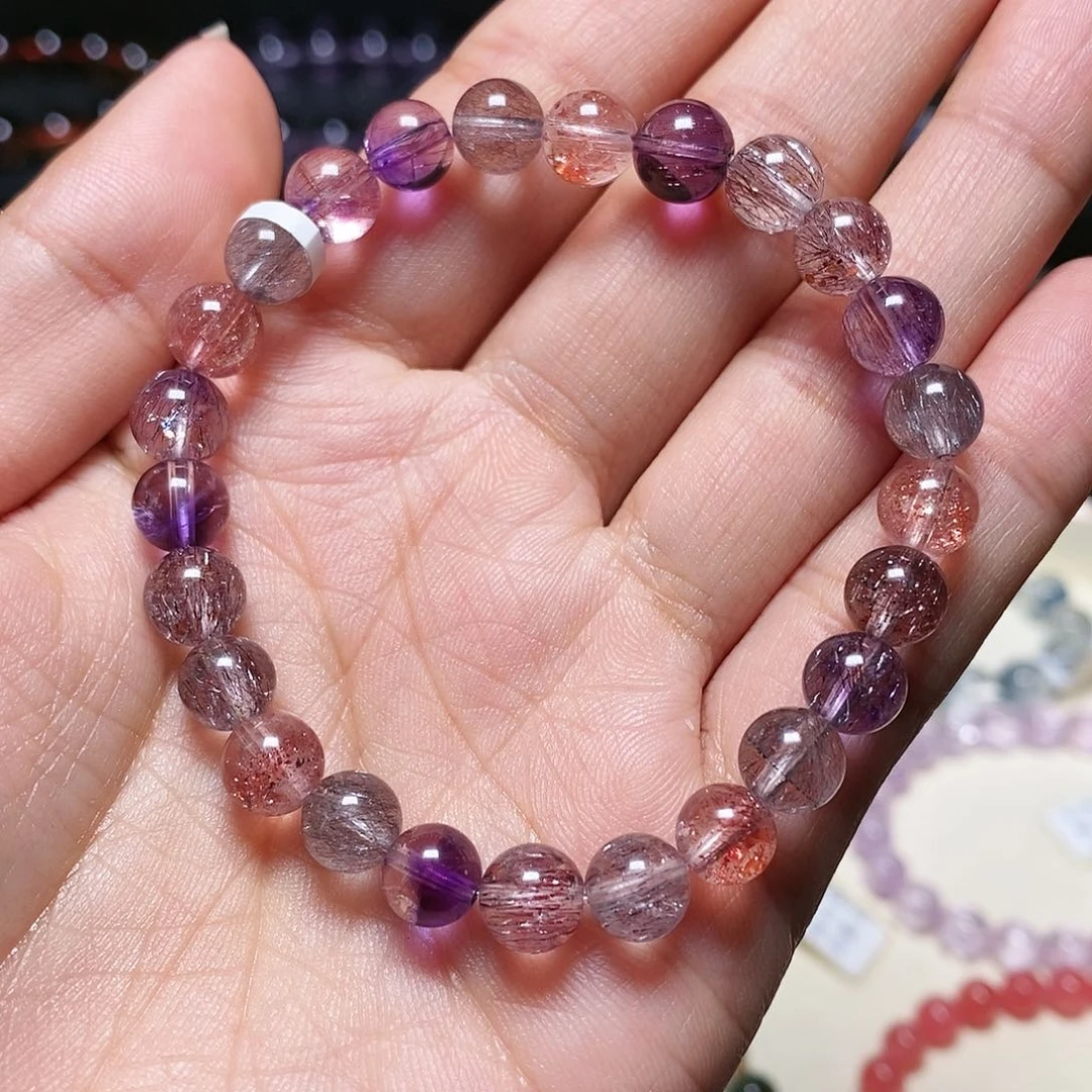 水晶手串未镶嵌超七