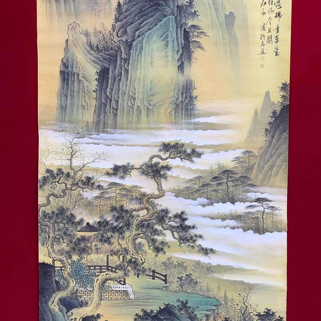 国画凌行志手绘国画