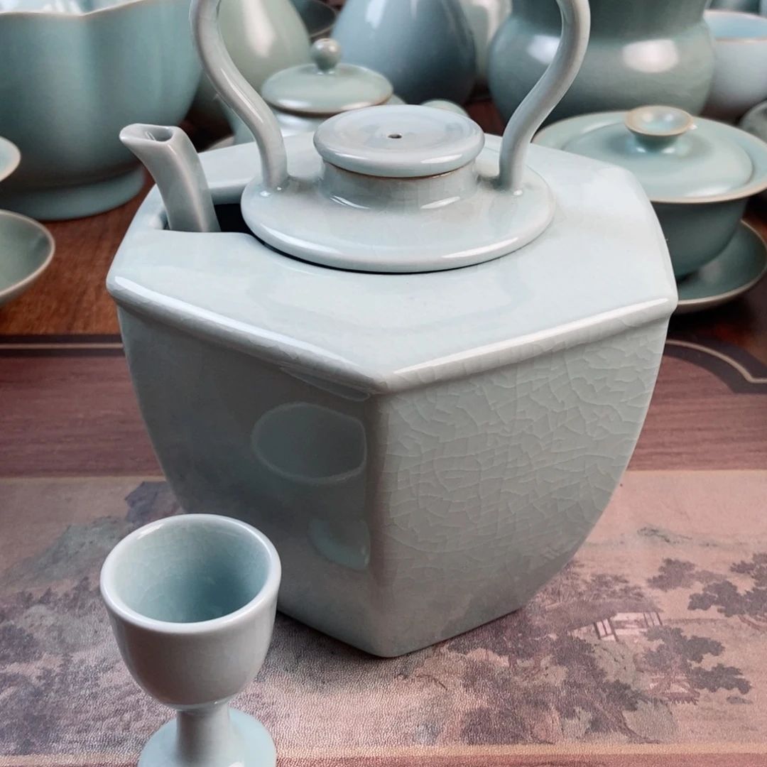 摆件瓷原产地原矿汝瓷～茶器