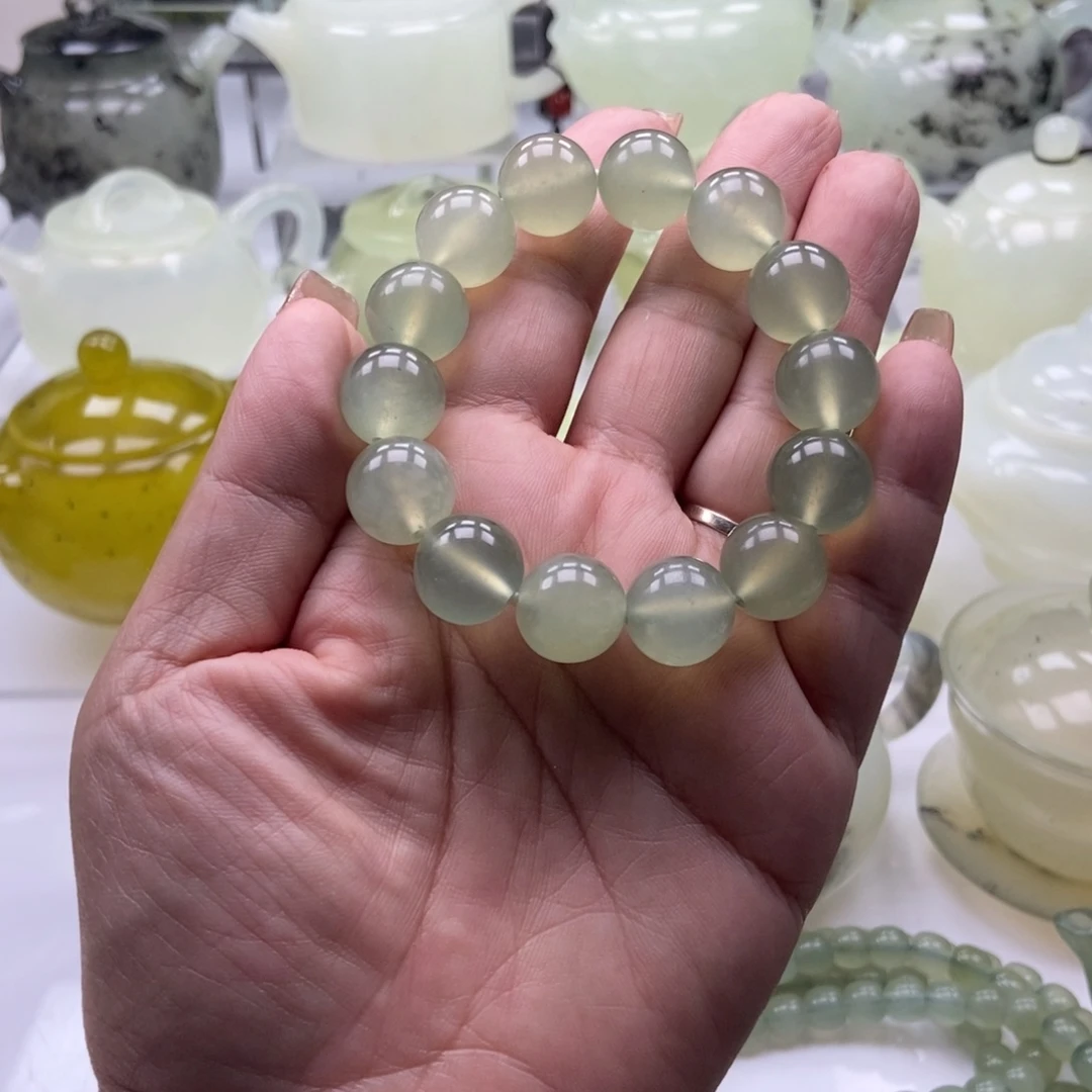 蛇纹石玉未镶嵌手把