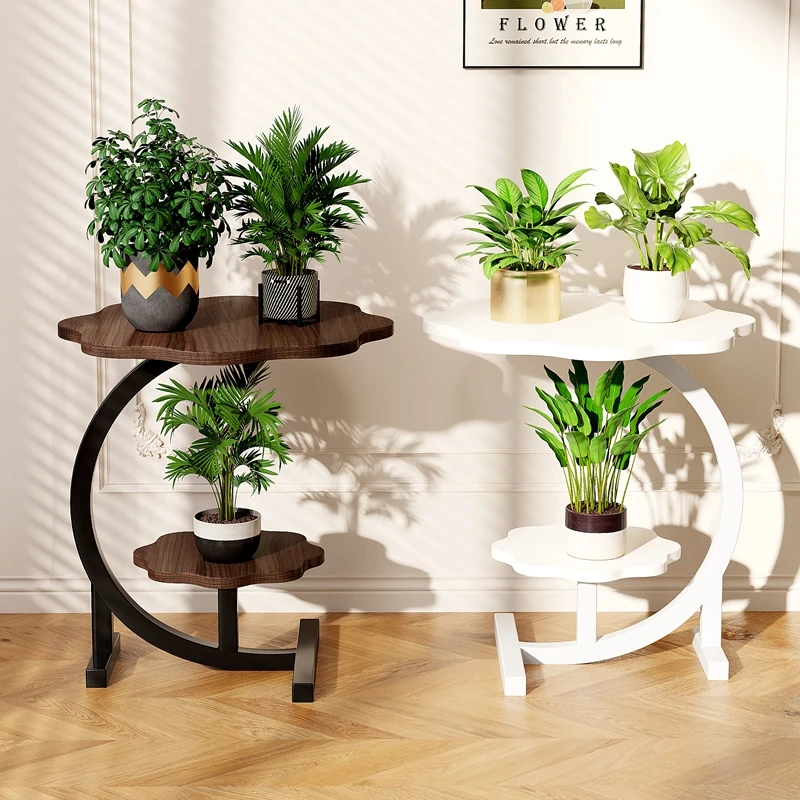 2025新款阳台花架子客厅落地式不锈钢铁艺多层置物架花盆托架多肉