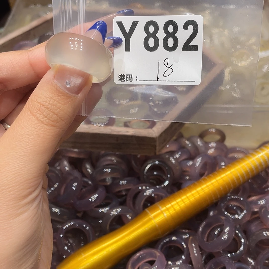 玛瑙/玉髓未镶嵌戒指882
