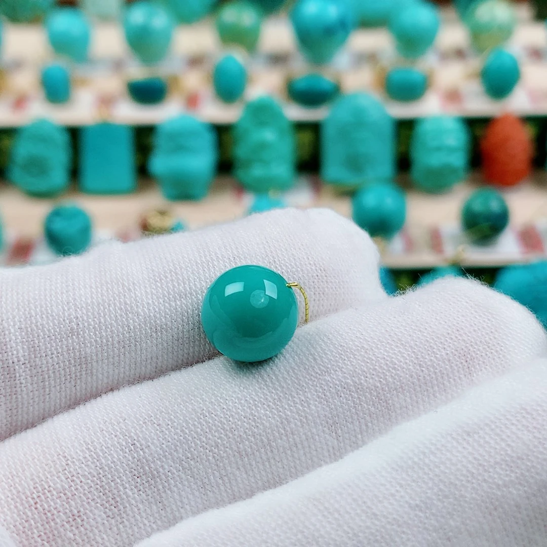 绿松石未镶嵌精品尺寸9.9