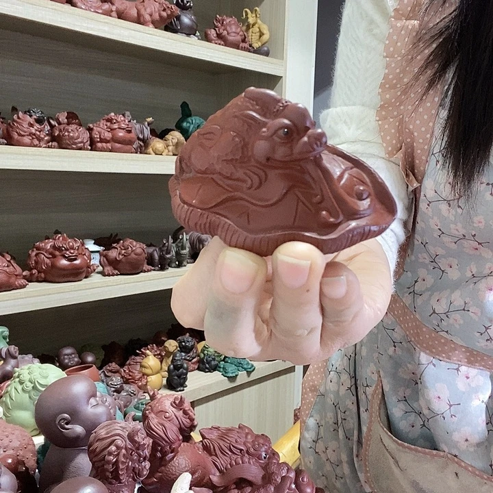 紫砂茶宠宜兴紫砂貔貅