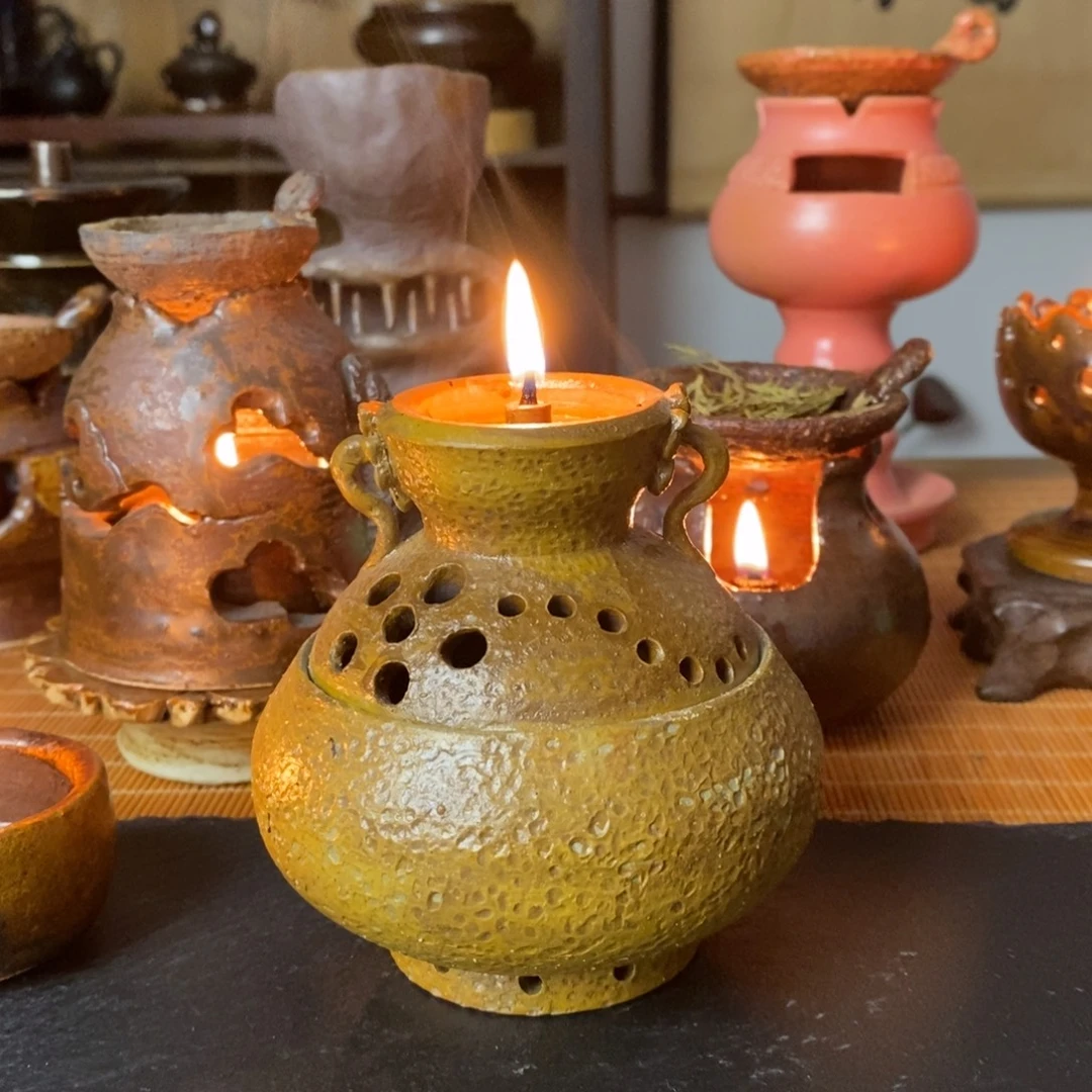 景德镇陶瓷艺术香炉灯，需要的另闪