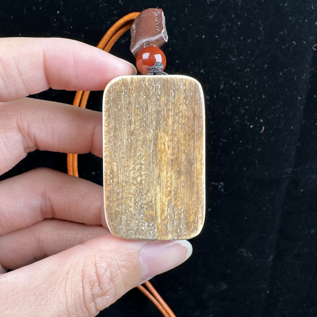 P4107天然猛犸牙 肥皂 无事牌 26*43*19mm支持鉴定 假一罚四