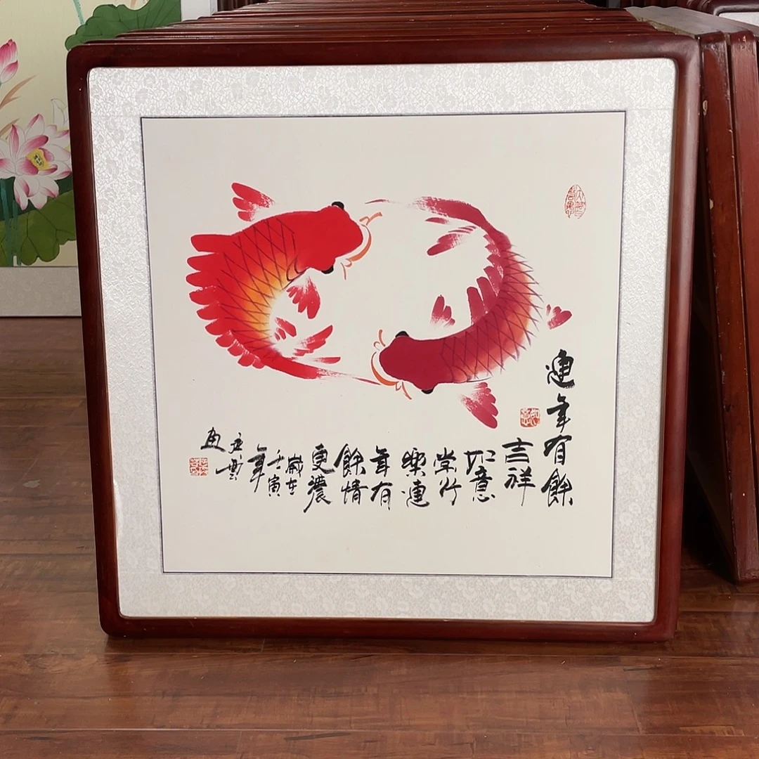 国画带框尺寸63*63厘米