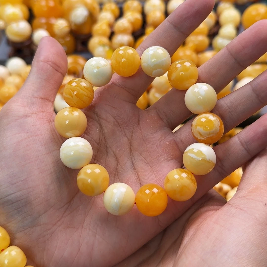 琥珀未镶嵌珠宝奇石16mm