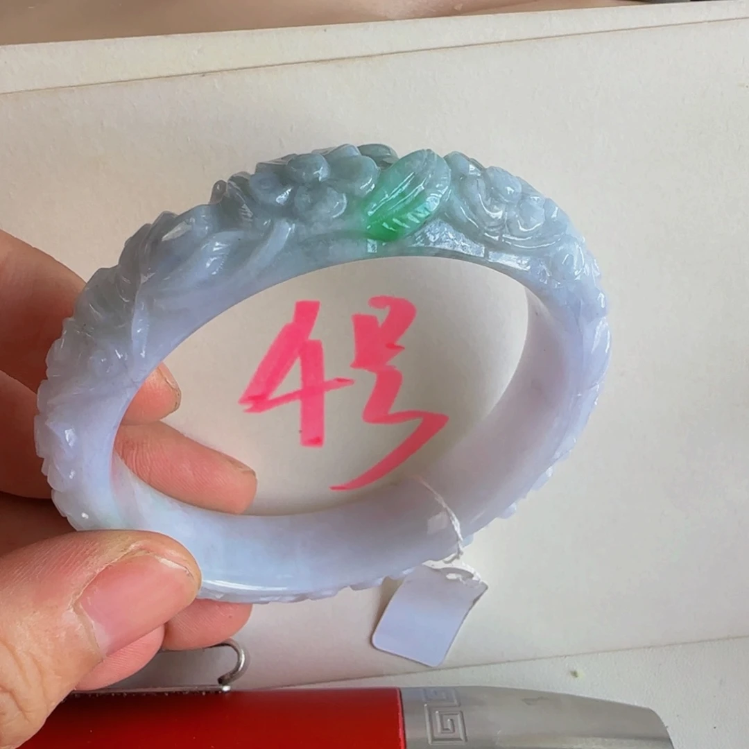 未镶嵌手镯翡翠老坑55