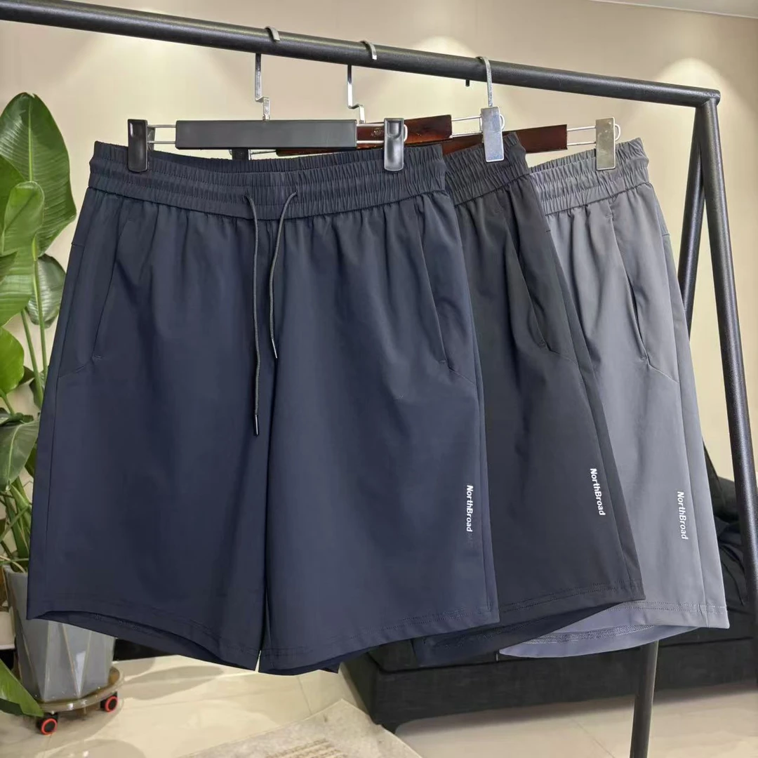 男士夏季透气短裤男款户外休闲五分裤轻薄运动弹力百搭宽松短裤