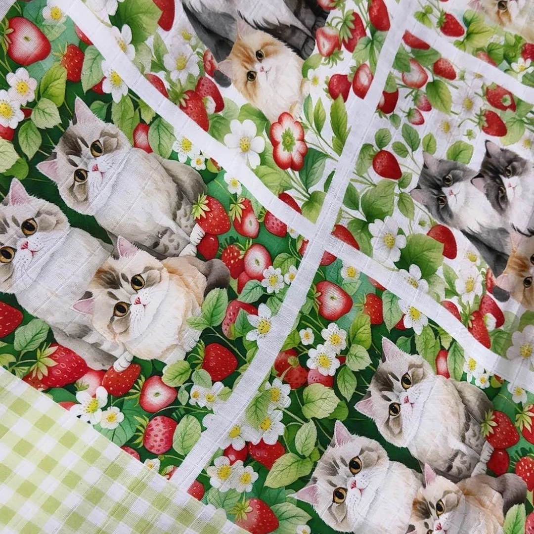 纯棉双层纱1米长X1.45米宽地卷