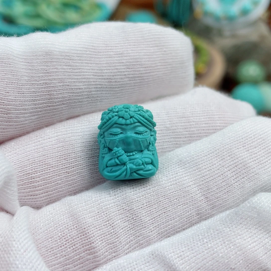 绿松石珠宝奇石未镶嵌