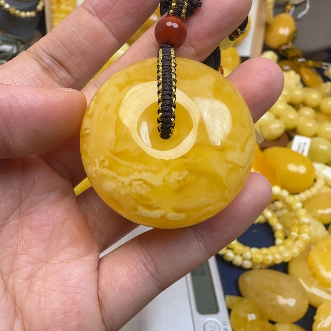 蜜蜡未镶嵌颈饰天然蜜蜡