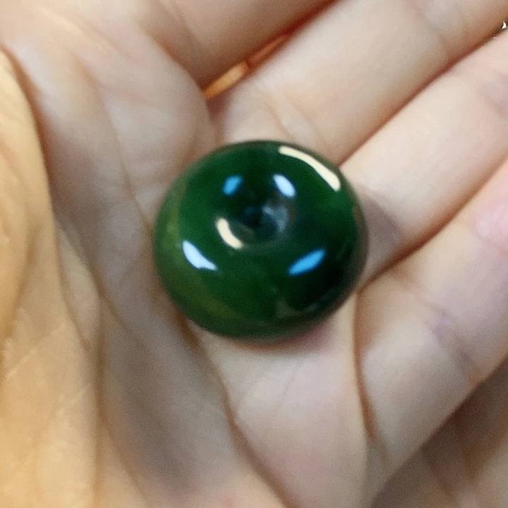 和田玉（碧玉）未镶嵌吊坠(不含链)