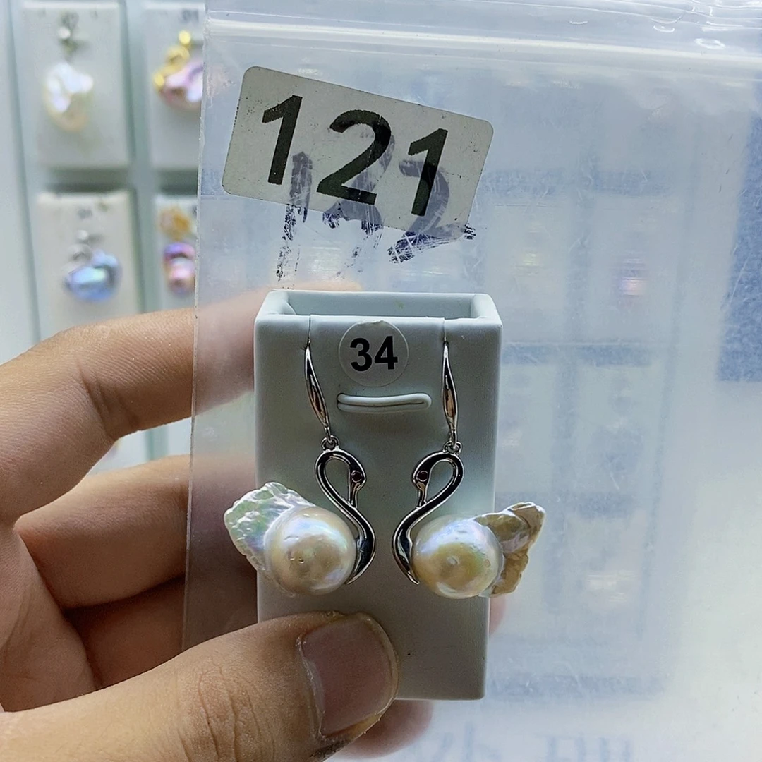 颈饰合金淡水珍珠