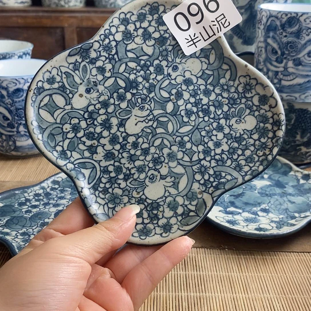 手工手绘青花高温陶瓷