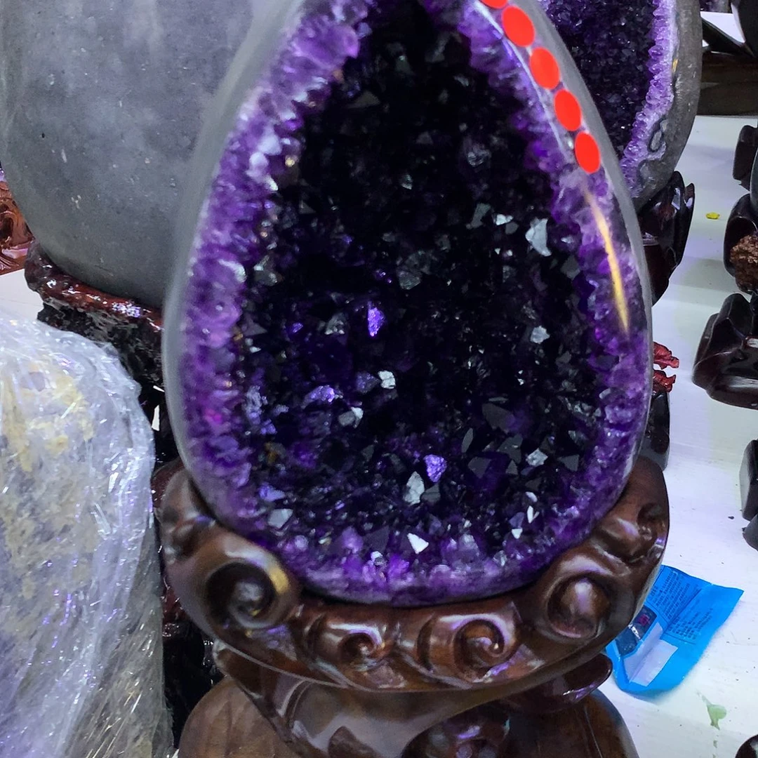 大型摆件（非配饰）水晶未镶嵌朱