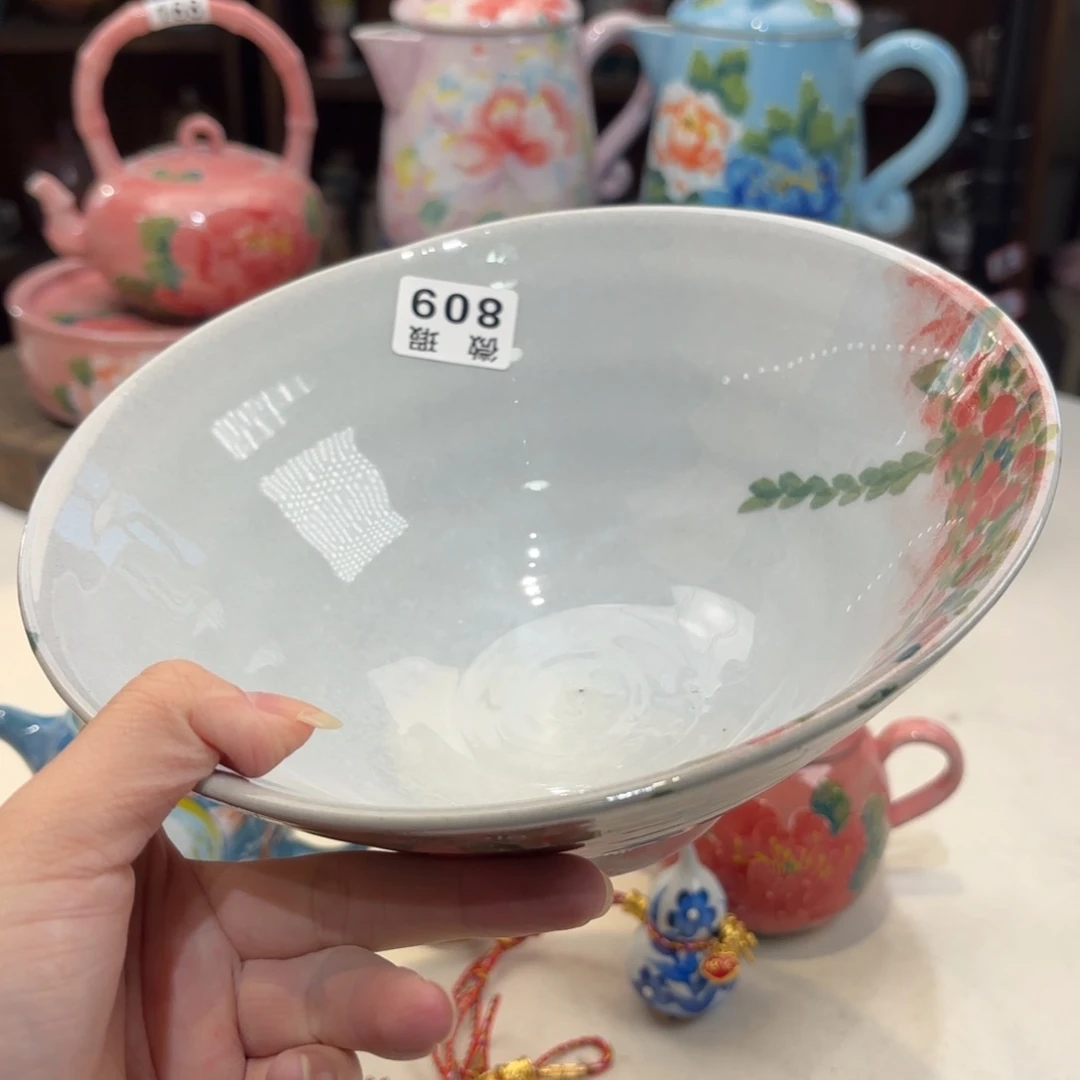 景德镇手绘高温釉下彩陶瓷茶具